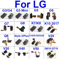 Audio Jack Flex ribbon for LG V20 V30 V40 V50 V10 K7 K8 K10 K430 Earpiece For LG G8 G7 G6 G5 G4 G3 Mini Q7 Q6 Stylo 2 3 4 Plus