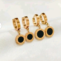 Anting Titanium Romawi Bulgari Anti Alergi