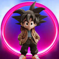 2025 Dragon Ball Figure Backpack Son Goku Q Version Trendy GK Statue Figure Peripheral Car Ornament 