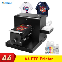 A4 DTG Printer Tshirt Textile Clothes Printing Machine A4 Flatbed Printer Direct to Garment For T shirt Printer Impresora DTG
