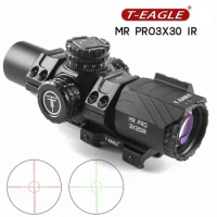 T-Eagle MR Pro 3x30IR Hunting Optical Airsoft Gun Weapons Lunettes 34mm Tube Rifle Scope Pistol Sight Airgun Riflescope