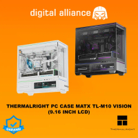 THERMALRIGHT PC CASE MATX TL-M10 VISION (9.16 INCH LCD) BLACK/WHITE 1Y