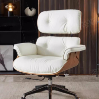 Executive Mobile Ergonomic Office Chair Recliner Comfort Lazy Gaming Chair Rotate Boss Silla De Escritorio Office Furniture LVOC
