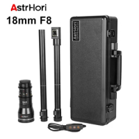 AstrHori 18mm F8 APS-C 2X Macro Probe Lens Waterproof 2:1 Magnification Macro Camera Lens for Sony Canon Fuji Nikon Leica Sigma