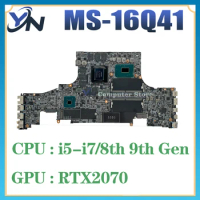 MS-16Q41 Mainboard For MSI GS65 STEALTH 9SG MS-16Q4 Laptop Motherboard i7-8750H i9-9880H i7-9750H GTX1660Ti RTX2060 RTX2070