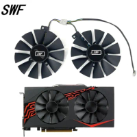 88mm FDC10U12S9-C PLD09210S12HH T129215SU RX580 Cooler Fan For ASUS RX 470 570 580 EXPEDITION OC Graphics Card Cooling Fan