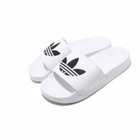 adidas 拖鞋 Adilette Lite 白 黑 三葉草 男女鞋 全尺寸 愛迪達 FU8297