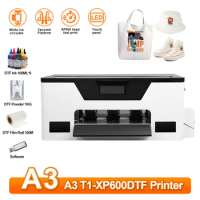 13" DTF Printer A3 XP600 DTF Transfer Printer T-shirt Printing Machine Textile Transfer Printer R1390 DTF T-shirt Print Printer