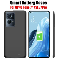 10000mAh For OPPO Reno 7 Battery Charger Cases 6800mAh External Battery Power Bank Cover For Reno 7Pro 7SE Charging Case