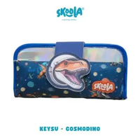 Skoola Tempat Pensil Lipat 3 Pencil Case Threefold Anak Perempuan Laki - Laki Lucu Unicorn Fairy Cup