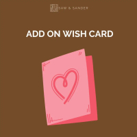[ADD ON] Wish Card A5 Kad Ucapan