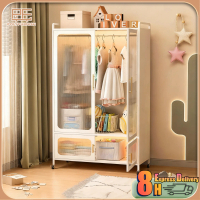 PF9-Iron simple wardrobe Metal simple wardrobe Almari besi ringkas Steel simple closet Freestanding