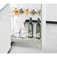 Rak Botol Tarik Stainless Untuk Kitchen Set SC 27316-TERLARIS!!!!!!!!!!!!!!!!!!