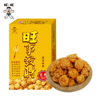 旺旺  旺事發財金旺米果★拜拜必備財運道★保佑平安又發財★50g. ★米果★獨立包裝★零食★零嘴★餅乾★下午茶★聚餐