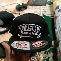 Topi Snapback Distro hitam pria wanita You&me Official Store logo NDASM bordir original bahan kain r