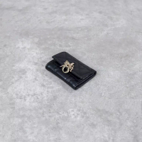 Dior Dompet CHRISTIAN DIOR MY DIOR BLACK LEATHER TRIFOLD WALLET 100% ORIGINAL