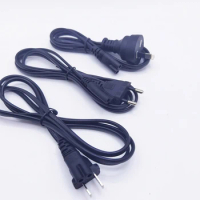 EU Power Cable 2pin IEC320 C7 US Power Extension Cord For Dell Laptop Charger Canon Epson Printer Radio Speaker PS4 XBOX LG Sony