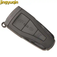 Jingyuqin 3 Buttons Smart Keyless Entry Car Key Fob Shell For MG6 ROEWE 550 Morris Garages Remote Case Styling Replacement