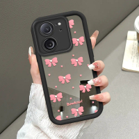 Bowknot Pink Casing HP Cocok Untuk Xiaomi Mi 13T Pro Redmi K60 Ultra Case Ponsel Telepon Silicone Co