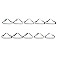 30 Pcs Rings Special for Trampoline Bungee Bed Triangle Jumping Accessories Iron Child