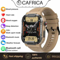 MK66 Smart Watch Men Full Touch Screen Large Battery Music Playback Fitness Tracker Watch Waterproof Bluetooth for Android IOS