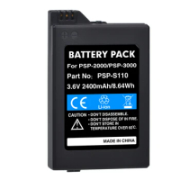 3.6V 2400mAh PSP S110 PSP-2000 Bateria PSP-3000 Battery for Sony Gamepad PlayStation Portable Controller Accessories