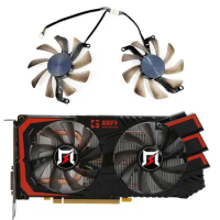 New 2pcs GAINWARD RTX2060 2070 GTX1660 1660S 1660ti Chasing Edition graphics card fan suitable for RTX 2060 graphics card fans
