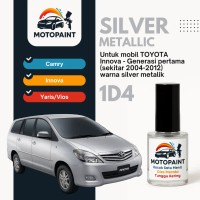 Motopaint Silver Metallic 1D4 Cat Oles Penghilang Baret Mobil Toyota Innova Warna Silver Metalik