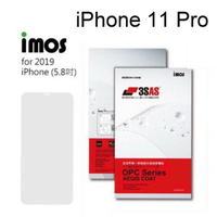 【iMos】3SAS系列保護貼 iPhone 11 Pro (5.8吋) 超潑水、防污、抗刮