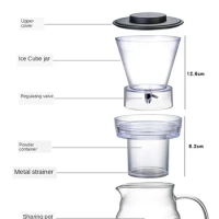 Glass Pot Machine Percolators Maker Cold Ice Brew Dripper Brewer Regulatable Iced Dutch Filter Drip Pots Coffee