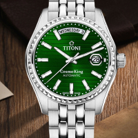 TITONI 梅花錶 宇宙系列 自動機械腕錶 40mm / 797S-697
