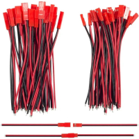 10 คู่ ขั้วต่อชายหญิง ปลั๊ก JST สายเคเบิล 2 พิน สำหรับ RC BEC อะแดปเตอร์แบตเตอรี่ เฮลิคอปเตอร์ DIY F