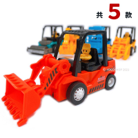 NILE小隊長 慣性工程車 搖頭系列 8801/一盒12個入(促60) 挖土機 堆高機 壓路機 怪手 兒童玩具-CF148856