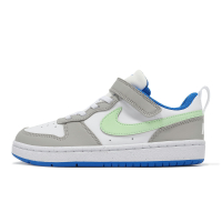Nike 休閒鞋 Court Borough Low Recraft PS 中童 灰 藍 小朋友 皮革 DV5457-005