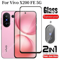 ฟิล์มกันรอย 2in1 โปร่งใส สำหรับ Vivo X200 FE 5G และ Vivo X200FE 2025 เข้ากันได้กับ Vivo X200FE 5G แล