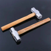 Nail Hammer Mallet Steel Wooden Heavy Head Square Handle Duty Octagon Wood Masonry Forged Big Sledge