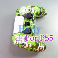 1pcs Water Transfer Printing Silicone Case for PlayStation 5 PS5 Controller Protection Skin for DualSense Gamepad Cover