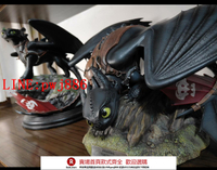 【咨詢客服驚喜多多】動漫手辦雕像模型擺件玩具gk游戲 無牙仔 馴龍高手希卡普光煞發光