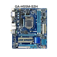 For Gigabyte GA-H55M-S2H Desktop Motherboard H55 LGA 1156 DDR3 Mainboard 100% Tested OK Fully Work Free Shipping