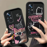 เคสโทรศัพท์สำหรับ Redmi K70 ULTRA K60E K50 PRO 5G K50 5G Redmi K50 ULTRA ลายการ์ตูนแมวสุดเก๋ ป้องกัน