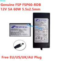 Genuine FSP FSP60-RDB 12V 5A 60W AC Adapter Charger For FSP060-DBAB1 ASUSTOR AS-202TE LCD Display La