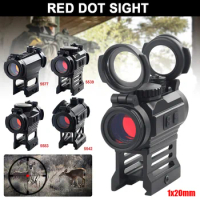 5542/5539/5583/5577 Red Dot Scope Sight Tactical Rifle scope Green Red Dot Collimator Dot With 20mm Rail Mount Air Hunti