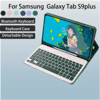 lightweight design Keyboard Case For Samsung Galaxy Tab S9 FE Plus 12.4 inch Bluetooth Wireless Keyboard Stand Magnetic Funda