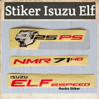 Stiker Isuzu Elf NMR 7I HD / nmr71hd / stiker elf macan /stiker elfnmr