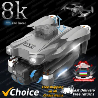 YK8 Drone 8K Professinal 4K HD Camera Brushless Motor Wide Angle 5G WIFI Optical Flow 360 °Obstacle Avoidance RC Quadcopter Gift