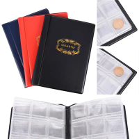 Album duit syiling Rusia 10 muka surat 120 Pockets Coin Collection Book Coin Holder Album