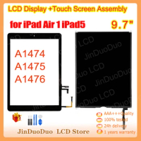 9.7"Original A7 For iPad Air 1 LCD Display Touch Screen Digitizer Assembly For iPad 5 LCD Screen Replacement A1474 A1475 A1476