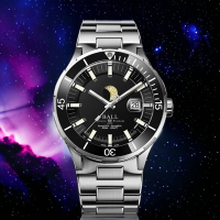BALL 波爾錶 Roadmaster 300米防水 月相錶 機械錶 手錶 黑色-DM3150B-S13J-BK