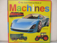 【書寶二手書T1／少年童書_ESF】My Giant Fold-Out Book of Machines_Jo Ryan, Priddy Roger