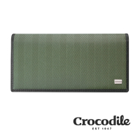 Crocodile Snapper布配皮系列長夾 0103-10001